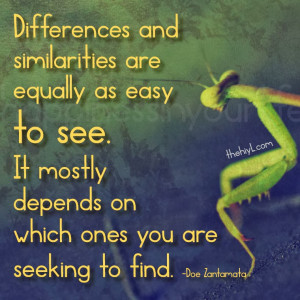 Differences and similarities are equally as easy to see. It mostly ...