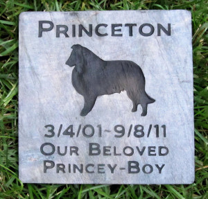 Quotes For A Deceased Dog Personalized pet memorial