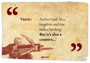 Dragon Age Varric Quotes