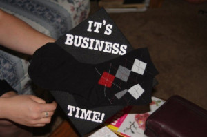 Turning college party themes into graduation caps… ( via )