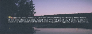 Broken Girl Quotes Cry Crying Facebook Covers