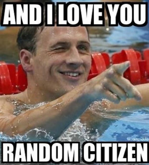 funny olympic swimmer