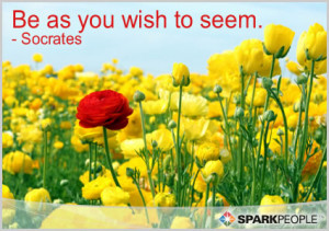 Motivational Quote - Be as you wish to seem.