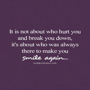 It is not about who hurt you moving on quotes