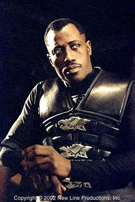 Wesley Snipes as Blade in New Line's Blade II
