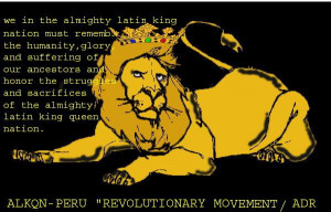 Latin Kings Lion /amor-de-rey-latin-kings