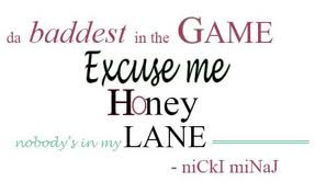 Nicki Minaj Lyrics Quote