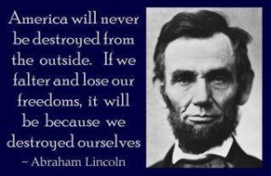 Abe Lincoln: Republicans are for both the man and the dollar, but in ...