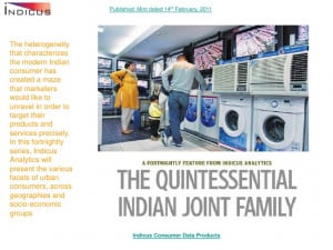 The quintessential indian joint family