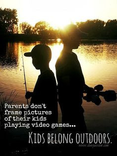 Kids belong outdoors #hunting #fishing #outdoors More