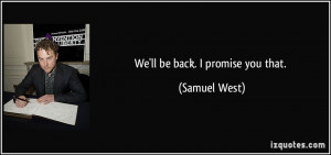 More Samuel West Quotes