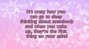 Love quotes and sayings crazy thinking