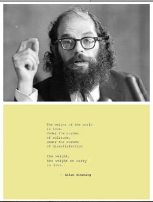 Allen Ginsberg on love.