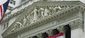 New York Stock Exchange, Broad Street between Wall St. and Exchange