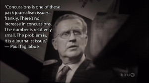 HEAD INJURIES IN FOOTBALL PART I: THE NFL FUMBLES