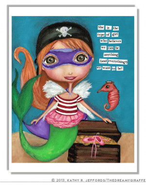 Mermaid Nursery Decor Mermaid Quote Print Under The Sea Wall Art ...
