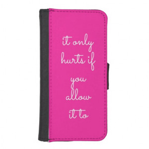 Girly Quotes iphone5 Wallet Case Phone Wallet Case