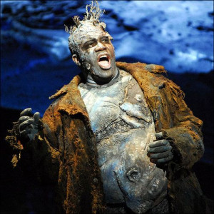 Eric Owens as the title character in GRENDEL, an opera composed by ...