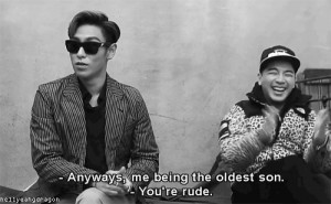 big bang, black and white, taeyang, top