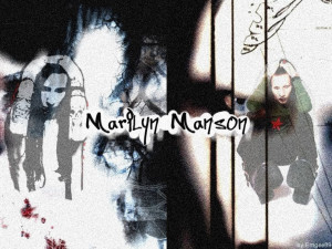 Marilyn Manson Wallpaper I Made Desktop Background