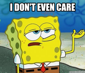 Generate a meme using Tough Spongebob