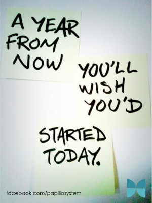 year fro how you'll wish you'd started today