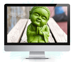 green buddha desktop wallpaper