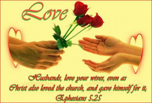 Husbands Love Your Wives Bible Verse
