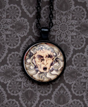 Medusa's Head Necklace. Vintage Constellation by HellBrokeLoose