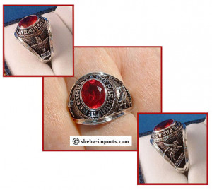 Rings for Royal Marines Commando or Parachute regiment are