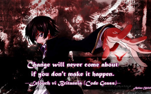 Anime quotes about change.