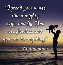 Inspirational quote for daughter by anonymous author