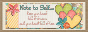 Note to Self Facebook Cover