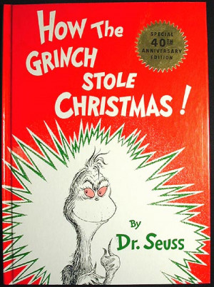 did you know that the grinch isn t green on the original cover
