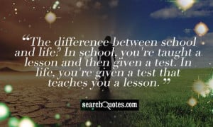 Quotes About Cheating In School The difference between school