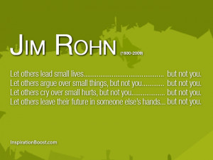 Jim Rohn Lead Your Life Quotes
