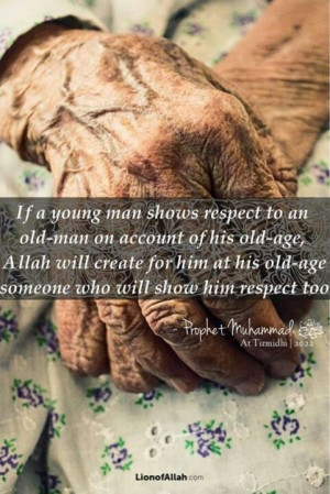 Respect the elderly