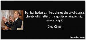 Psychology Quotes About Change More ehud olmert quotes