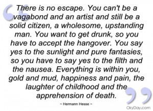 there is no escape hermann hesse