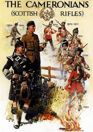 The Cameronians (Scottish Rifles)Scottish Pride, Clans Tartan, Things ...