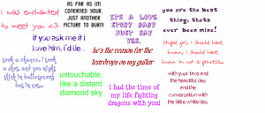 Lyrics from Taylor Swift songs Image