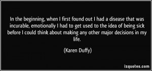 More Karen Duffy Quotes