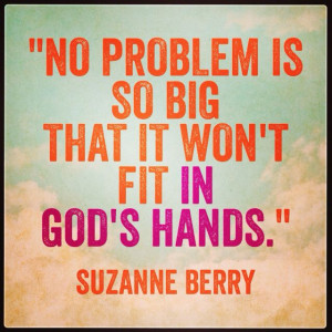 In God's hands...