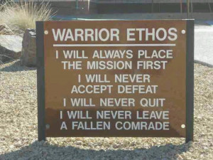 Warrior Ethos Tattoos