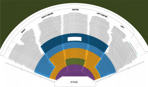 Seating Chart for DTE Energy Music Theatre