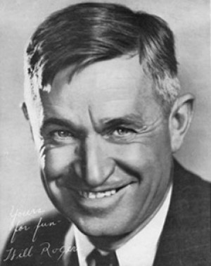will rogers 1879 1935 american cowboy comedian humorist