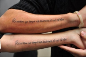 Tattoo: Couple tattoo quote_6