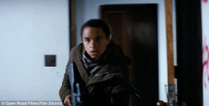 Action hero: Connor appears in the latter half of the Red Dawn trailer ...