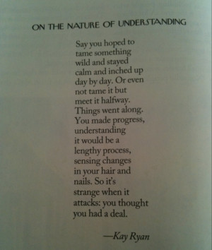 Kay Ryan, “On the Nature of Understanding,” The New Yorker July 25 ...
