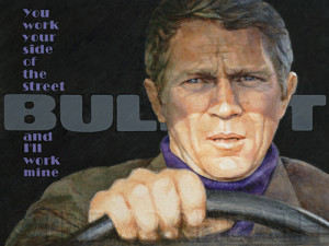 Steve McQueen as Frank Bullitt in Bullitt